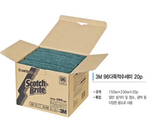 3M/다용도96수세미/20개입1box